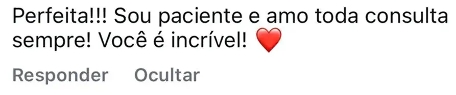 Depoimento de paciente
