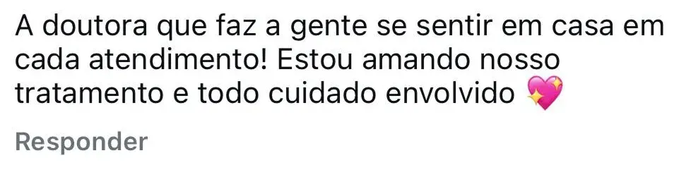 Depoimento de paciente