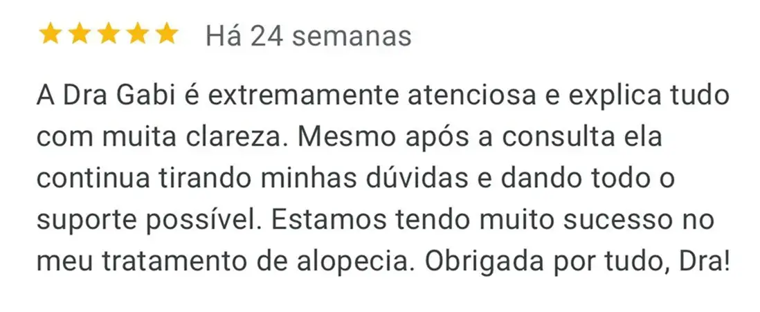 Depoimento de paciente